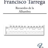 Tarrego Recuerdos de la alhambra guitar score TAB