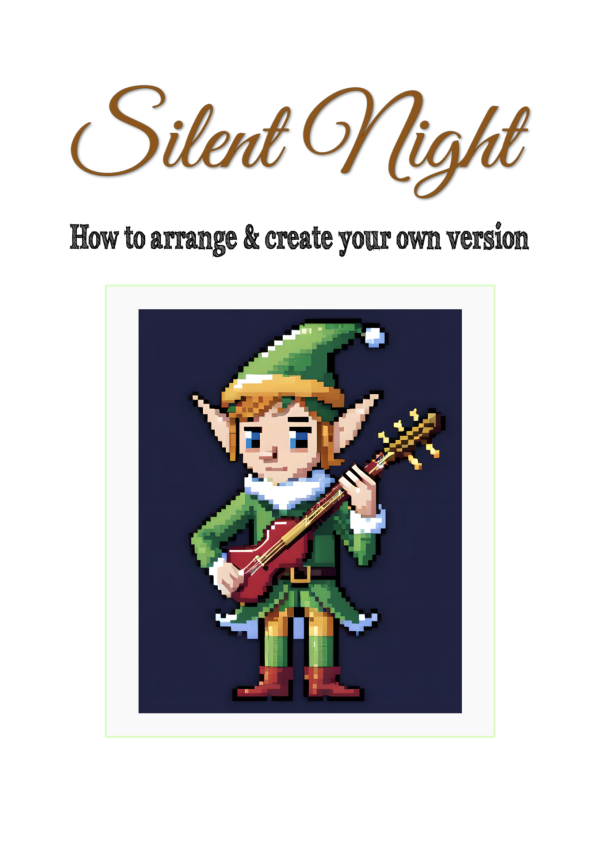 silent night guitar arrangement lesson